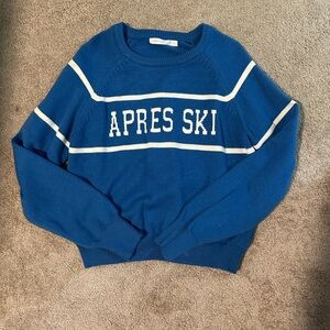 Altar'd State Blue Après Ski Sweater